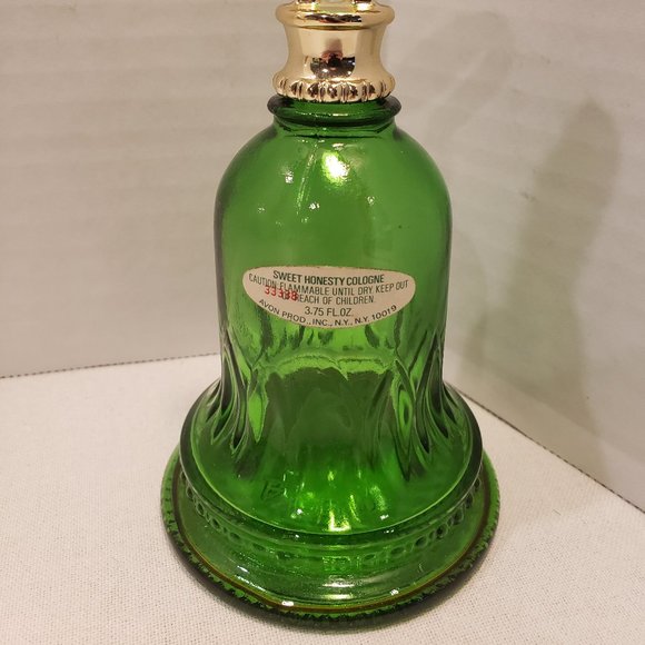 1978 AVON EMERALD BELL SWEET HONESTY COLOGNE 3.75 FL. OZ. - EMPTY - TRUE VINTAGE - Picture 10 of 16
